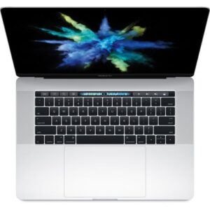 Apple MacBook Pro with Touch Bar (Late 2016 Silver) MLW72LL/A, i7 Quad-Core,, 16GB of 2133 MHz LPDDR3 SDRAM Onboard Memory, 256GB SSD, 15.4-Inch LED-Backlit Retina Display COLOUR: Silver, 1-year warranty