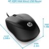 HP 1000 Wired Mouse (4QM14AA)