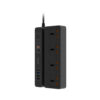 Porodo 4AC 3 USB-C PD 35W Multiport Socket 3M 3000W UK- Black