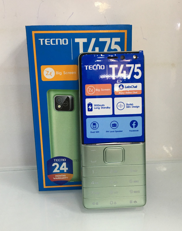 Tecno T475 2.8 QVGA Mos 0.08MP Front 0.08MP Camera 1900mAh