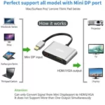 ONTEN MINI DP TO HDMI/VGA ADAP OTN-5131B