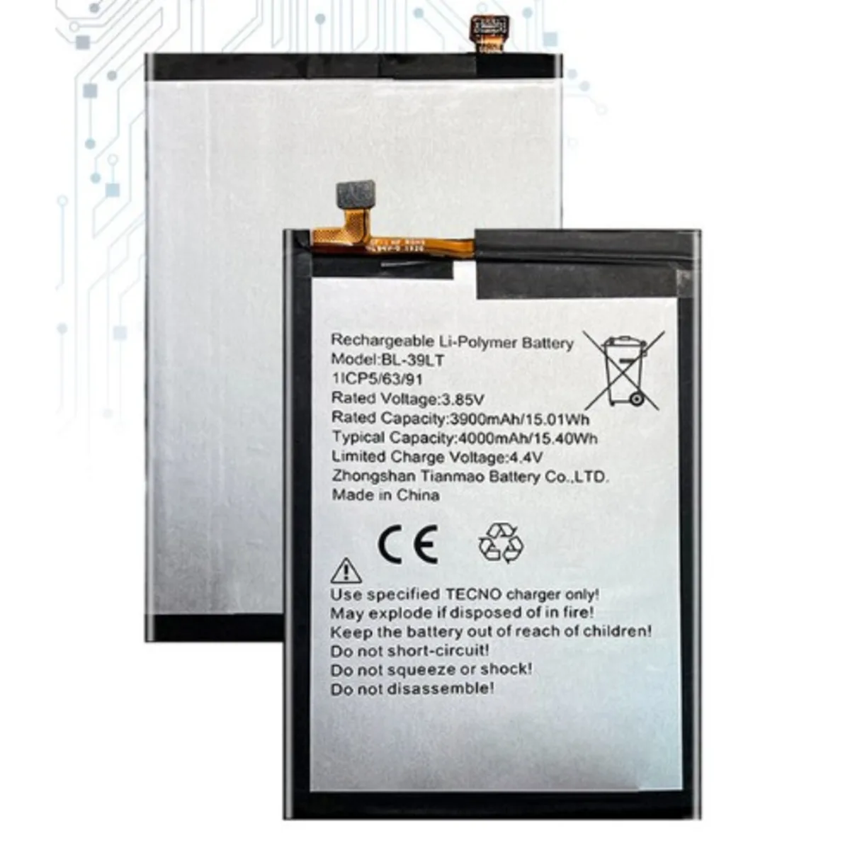 Battery Replacement For Tecno Phones Amaget Online Store