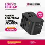 Green Universal Travel Adapter