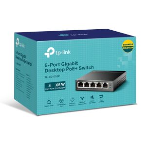 5-Port Gigabit Desktop Switch with 4-Port PoE+