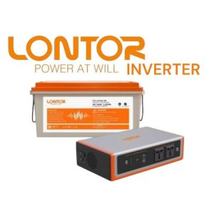 Lontor 1200kva Solar Inverter With 25.6v 100ah Lithium Battery Ctl- RESS3