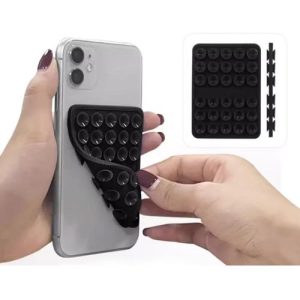 Anti-slip Silicone Suction Phone Holder-Black