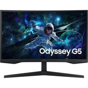 Samsung 32" Odyssey G5 G55C QHD Curved Gaming Monitor LS32CG552EMXUE, 165Hz refresh rate