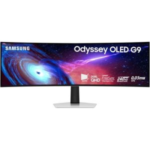 Samsung 49" Odyssey Oled G95SC Smart Dqhd Curved Gaming Monitor Qd-oled - 240hz --ls49cg934smxue