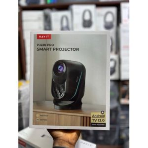 Standard Havit PJ220 Pro Smart Projector - Android TV 13.0, 1920x1080 Resolution, Auto Focus