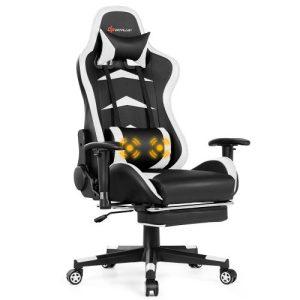 Executive Gaming Chair With Foot Rest