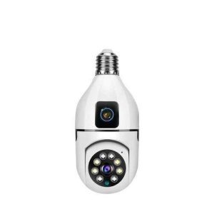 Light Bulb Wireless WIFI Indoor Camera - Dual Lens V380