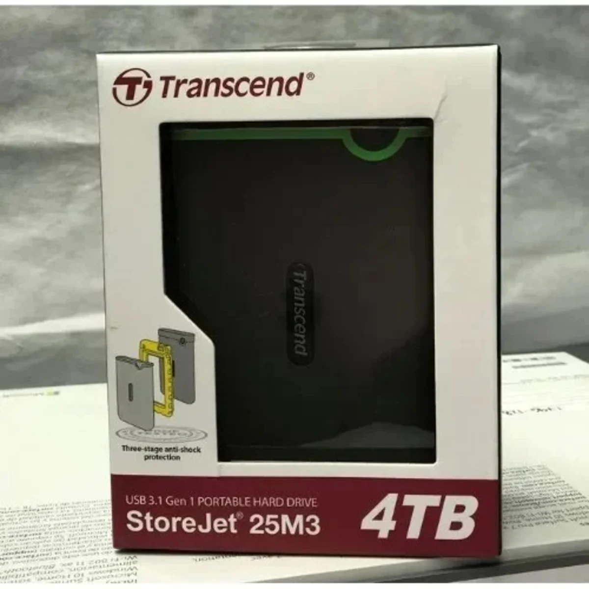 Transcend Storejet External Hard Drive - 4tb