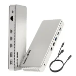 Wavlink Triple 4k Usb-c Docking Station - 3 Hdmi & 2 Dp With 85w Upstream Charging & 2.5g