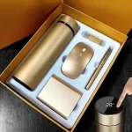 Corporate Gift Set With Powerbank- Pen- Flashdrive- Mouse & Temperature Flask