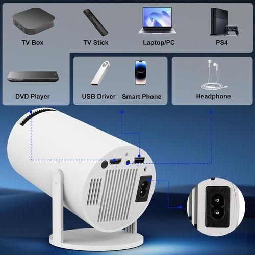HY300Pro Mini Projector With Bluetooth, 4K 1080P, 16gb ROM,supports HDMI - Image 2