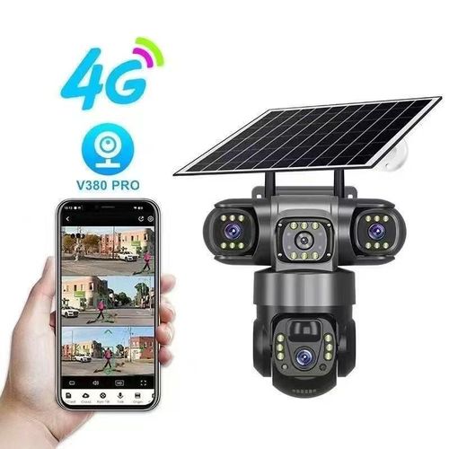 V380-4G-3 Lens, 9MP, ptz solar powered cctv camera - Image 2