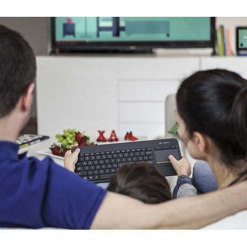 Logitech Media K400 Plus Wireless Touch TV Keyboard With Easy - Image 5