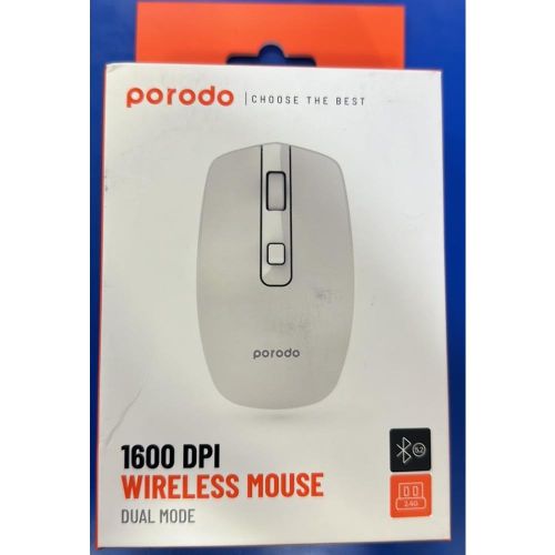 Porodo 2.4G Wireless And Bluetooth Rechargeable Moue DPI 1600 - Image 2