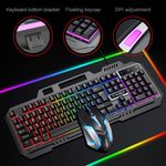T-WOLF TF600 Backlit Wired 104-Key Gaming Keyboard with Wired Mouse for Gaming Working - Image 5
