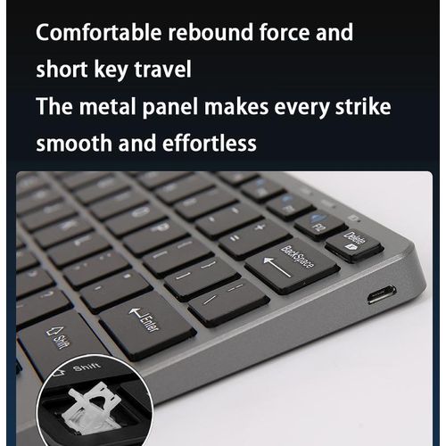 MIDIA 10inch BT Rechargeable Mini Keyboard Mouse Combo (2.4G/Bluetooth5.0/3.0) - Image 2