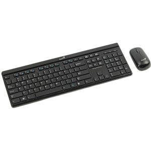Genius SlimStar i815 Stylish 2.4GHz Wireless Keyboard Combo (Black)