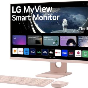 LG 27SR5BF-P 27-inch Full HD IPS MyView Smart Monitor – Pink