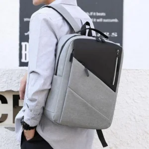 Laptop Bag With Usb - Gray