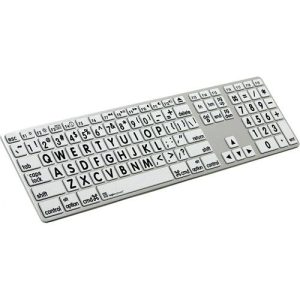 LogicKeyboard XLPrint Apple Advance Keyboard with Large Print (Black on White)