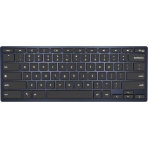 Brydge C-Type Wireless Bluetooth/USB Wired Desktop Keyboard for Chrome OS | Built-in Google Assistant Key & Dedicated Chrome OS Keys | Dual Connectivity (USB-C + Bluetooth 4.1)