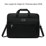 Oxford Cloth Large Capacity Laptop Bag - 42x32x15cm