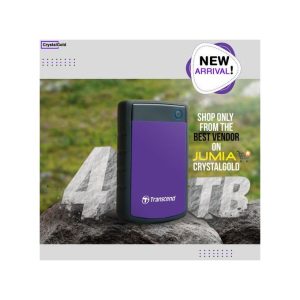 Transcend 4TB USB 3.1 StoreJet Shock Resistant Portable Hard Drive