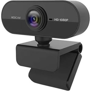SIKITUT Webcam for PC with Microphone, HD 1080P Streaming Web Cam for PC, MAC, Laptop, Plug and Play USB Camera