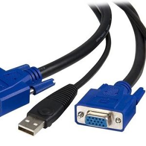 StarTech.com 15 ft. USB+VGA 2-in-1 KVM Switch Cable