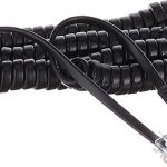 Plantronics U10P Headset Cable - Coil Cord to QD modular plug