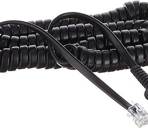 Plantronics U10P Headset Cable - Coil Cord to QD modular plug