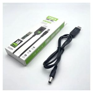 Usb Power Power USB To DC Cable WiFi To Router Powerbank Cord Cable DC 5V To 12V USB Cable Converter Wifi Router (12V)