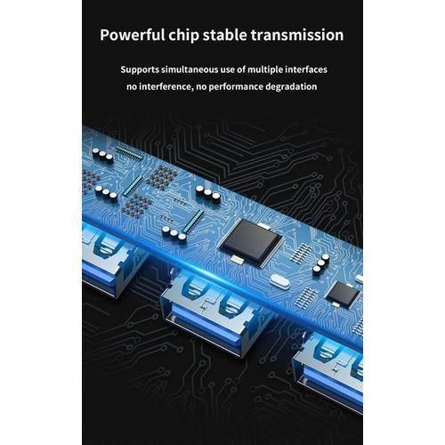 White Label 4-in-1 USB Hub Splitter - Silver - Image 3