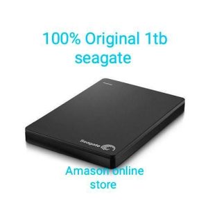 SEAGATE 100% Genuine Original BackUp Plus Slim 1TB Portable Storage Drive