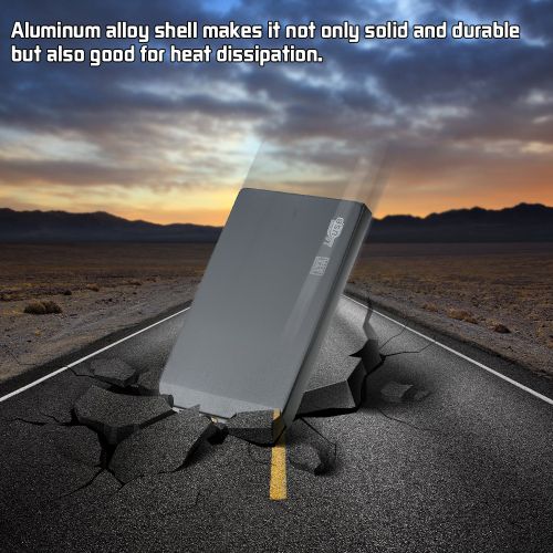 6Gbps Aluminum 2TB 2.5" SATA SSD HDD Hard Disk Drive Box - Image 3