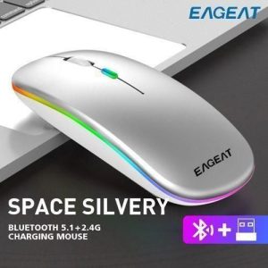 EAGEAT Wireless 2.4GHz Mice Rechargeable Mute