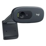 Logitech Logi C270 HD USB webcam Video front camera for streaming and recording