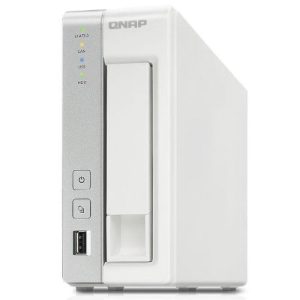QNAP TS-120 1-Bay 1TB Network Attached NAS Storage w/ 1x 1TB WD RED Hard Drive