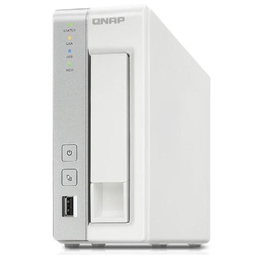 QNAP TS-120 1-Bay 1TB Network Attached NAS Storage w/ 1x 1TB WD RED Hard Drive - Image 2